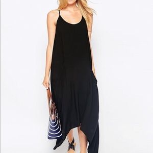 Seafolly Drifter black beach dress S